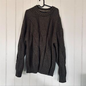 Banana Republic Men's Crewneck Sweater - Charcoal